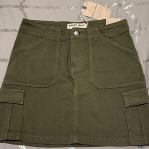 Olive Green Women's Skirt